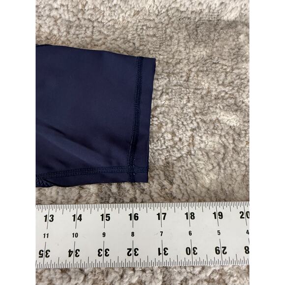 Lululemon Size 8 Athleisure Minimalist Ankle Leggings Navy Pull On Casual - Picture 5 of 8